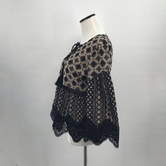 Kobi Halperin Cassandra Eyelet Peasant Blouse - Picture 5 of 8